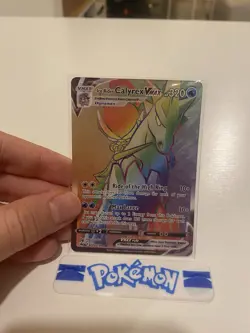 Pokemon TCG Ice Rider Calyrex VMAX- Chilling Reign 202/198 Holo Secret Rare-Mint - Image 1