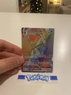 Pokemon TCG Ice Rider Calyrex VMAX- Chilling Reign 202/198 Holo Secret Rare-Mint - Image 2