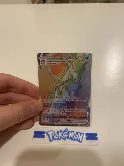 Pokemon TCG Ice Rider Calyrex VMAX- Chilling Reign 202/198 Holo Secret Rare-Mint - Image 3