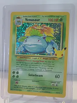 Venusaur 15/102 Celebrations Classic Collection Holo Rare Pokemon TCG. - Image 2