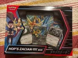 Pokemon TCG Hop’s Zacian ex Box Factory Sealed - Image 1