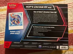 Pokemon TCG Hop’s Zacian ex Box Factory Sealed - Image 2