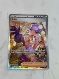 Pokemon TCG Tulip Paradox Rift Trainer Holo 259/182 Near Mint - Image 1