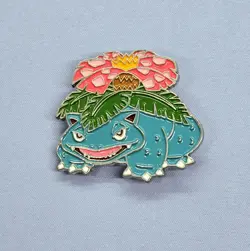 Venusaur Enamel Pin Pokemon Badge NEW - Image 1