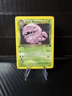 Dark Weezing 31/82 Team Rocket Regular Rare Pokemon TCG Vintage - Image 1