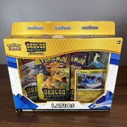 Pokemon Dragon Majesty Latios Pin Collection Factory Sealed Sun & Moon - Image 1