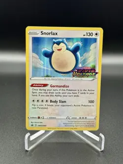 Pokemon TCG Snorlax SWSH068 Vivid Voltage Pre-Release Promo Near Mint Free Ship - Image 1