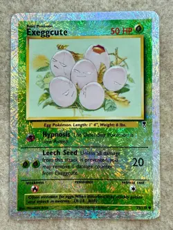Pokemon Exeggcute 75/110 Reverse Holo Expedition Base Set 2002 WOTC Vintage - Image 2