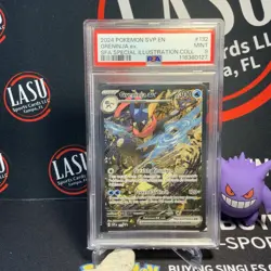 Pokemon TCG Greninja EX 132 Scarlet & Violet Promo Holo PSA 9!! - Image 1