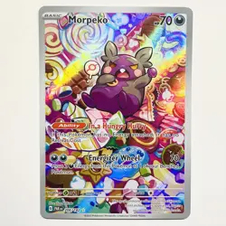 Morpeko 206/182 Sv04: Paradox Rift Holo Pokemon Near MINT - Image 1