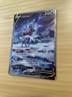Suicune V GG38/GG70 Crown Zenith: Galarian Gallery Pokemon NM - Image 3