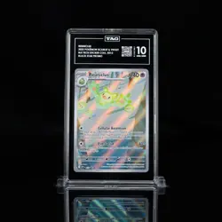 TAG 10 REUNICLUS #212 2025 POKEMON SVP EN BLACK STAR PROMO BLACK TECH STICKER - Image 1