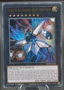 Number 38: Hope Harbinger Dragon 1st Ed Ultra Rare GFP2-EN143 YUGIOH - Image 1
