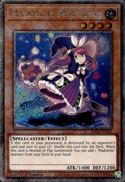 Madolche Magileine - Platinum Secret Rare 1st Edition RA04-EN185 - NM - YuGiOh - Image 1