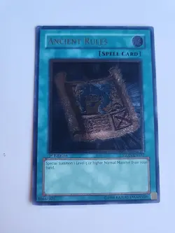 Yugioh Ancient Rules (Ultimate Rare) STON-EN037 1st Edition #Y112 - Image 1