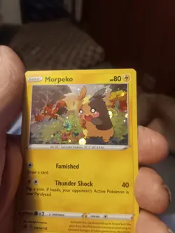 Morpeko SWSH116 - Black Star Promo With Rare Swirl- Holo Pokemon Card - (NM/M) - Image 1