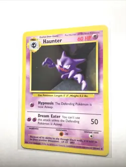 HAUNTER - 29/102 - Base Set - 4th Print - 1999-2000 - Pokemon Card - MP - Image 1