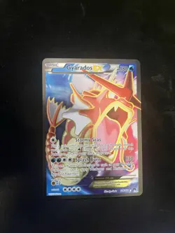 Pokemon Gyarados EX TCG Full Art Holo Ultra Rare Card 114/122 XY-Breakpoint NM - Image 1