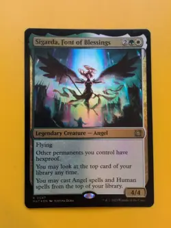 Sigarda, Font of Blessings. FOIL Angel, MAT MTG Card. - Image 1