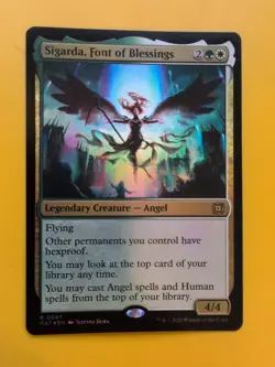 Sigarda, Font of Blessings. FOIL Angel, MAT MTG Card. - Image 2