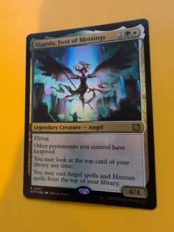 Sigarda, Font of Blessings. FOIL Angel, MAT MTG Card. - Image 3
