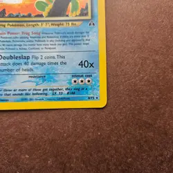 Politoed 8/75 Pokemon Neo Discovery Holo Rare Card - MP - Image 5