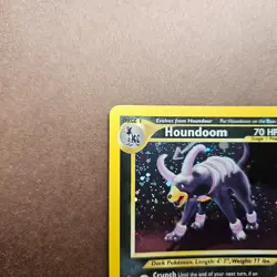 Houndoom 4/75 Pokemon Neo Discovery Holo Rare Card - LP - Image 2