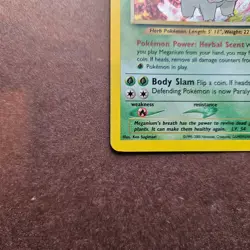 Meganium 10/111 Pokemon Neo Genesis Holo Rare Card - MP - Image 4