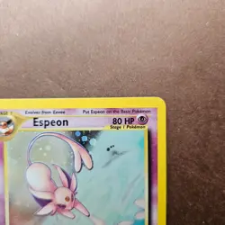 Espeon 1/75 Pokemon Neo Discovery Holo Rare Card - LP - Image 3