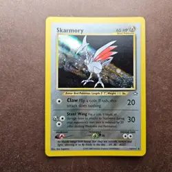 Skarmory 13/111 Pokemon Neo Genesis Holo Rare Card - MP - Image 1
