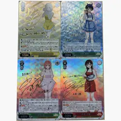 4×Rent-A-Girlfriend Doujin Card K Series Goddess Stroy Waifu Custom Holo Foil - Image 1