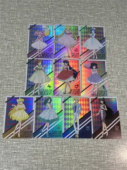 10×Sailor Moon Doujin Card Party Series Goddess Stroy Waifu Custom Holo Foil - Image 3