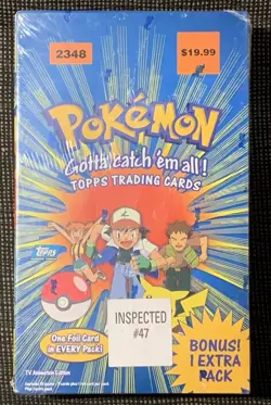 1999 Pokemon Official Trading Cards TOPPS Blue Label - Sealed - Image 1