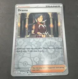 Pokemon Surging Sparks Drasna Reverse Holo Trainer Card 173/191 NM - Image 1