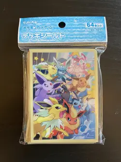 Pokemon Center Japan Eevee Eeveelutions Card Sleeves 64 Count - Image 1