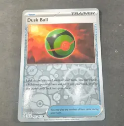 Pokemon Surging Sparks Dusk Ball Reverse Holo Trainer Card 175/191 NM - Image 1