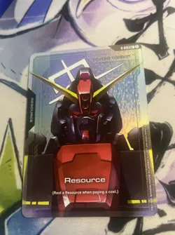 Gundam TCG Card Game Dual Impact Foil Resource GD02 C+ R-010 Psycho Gundam - Image 1