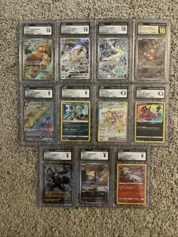 11 CGC Graded Pokemon Card Lot - Image 1