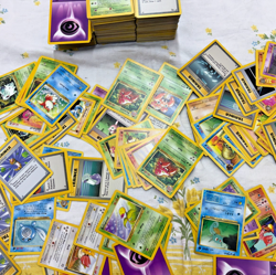 1999 Pokemon Base Set Lot 300+ WOTC Cards Commons Uncommons No Holos - Image 1