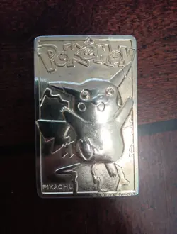 Pikachu 1999 Pokemon 23K Gold-Plated Burger King Nintendo Promo Trading Card - Image 1