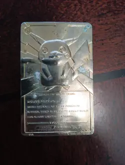 Pikachu 1999 Pokemon 23K Gold-Plated Burger King Nintendo Promo Trading Card - Image 2