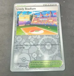 Pokemon Surging Sparks Lively Stadium Reverse Holo Trainer Card 180/191 NM - Image 1