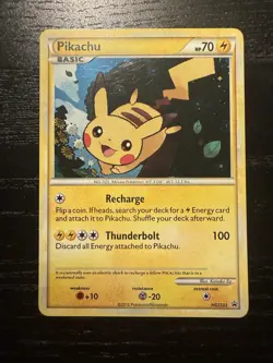 Pikachu Pokemon Holo Card HGSS Promo HGSS03 (LP) - Image 2