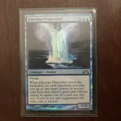 MTG Diluvian Primordial - Foil, Gatecrash, Lightly Played, English - Image 1