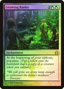 Return to Ravnica MTG FOIL Growing Ranks Magic - Image 1
