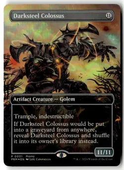 MTG - Darksteel Colossus 1 foil Near Mint Unique and Miscellaneous Promos - Image 1