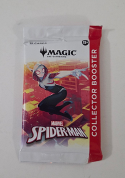 Sealed Magic The Gathering MTG Marvel Spiderman Collector Booster Pack - Image 1