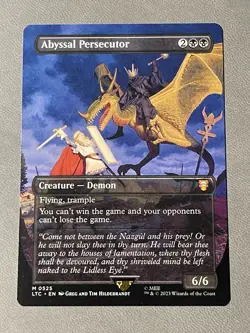 Abyssal Persecutor - Extended Art LTC NM MTG - Image 1