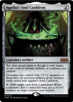 Agatha's Soul Cauldron Wilds of Eldraine Regular 0242 Magic the Gathering MTG LP - Image 1
