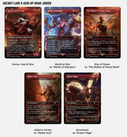 PRESALE CONFIRMED Secret Lair x God of War: Greek FOIL - Playstation Drop - Image 2
